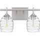 Quoizel Lucy Two Light Bath in Brushed Nickel - LCY8615BN