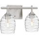 Quoizel Lucy Two Light Bath in Brushed Nickel - LCY8615BN