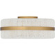 Quoizel Quoizel Flush Mount Two Light Flush Mount in Brushed Gold - QFL6220BRG