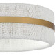 Quoizel Quoizel Flush Mount Two Light Flush Mount in Brushed Gold - QFL6220BRG