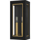 Quoizel Bourbon Two Light Outdoor Wall Mount in Matte Black - BBN8406MBK
