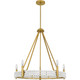 Quoizel Molly Five Light Chandelier in Brushed Gold - MOL5027BRG