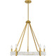 Quoizel Molly Five Light Chandelier in Brushed Gold - MOL5027BRG