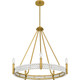 Quoizel Molly Five Light Chandelier in Brushed Gold - MOL5027BRG