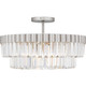 Quoizel Quoizel Semi-Flush Mount Four Light Semi Flush Mount in Brushed Nickel - QSF6742BN