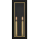 Quoizel Bourbon Two Light Outdoor Wall Mount in Matte Black - BBN8407MBK