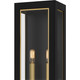 Quoizel Bourbon Two Light Outdoor Wall Mount in Matte Black - BBN8407MBK