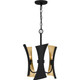 Quoizel Myla Three Light Pendant in Matte Black - MYL2814MBK