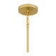 Quoizel Stoneland One Light Mini Pendant in Brushed Gold - STO1508BRG Quoizel Stoneland One Light Mini Pendant in Brushed Gold - STO1508BRG