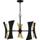 Quoizel Myla Ten Light Chandelier in Matte Black - MYL5027MBK