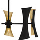 Quoizel Myla Ten Light Chandelier in Matte Black - MYL5027MBK