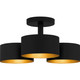 Quoizel Quoizel Semi-Flush Mount Three Light Semi Flush Mount in Matte Black - QSF6745MBK