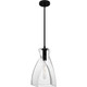 Quoizel Stetson One Light Mini Pendant in Matte Black - STS1508MBK