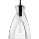 Quoizel Stetson One Light Mini Pendant in Matte Black - STS1508MBK