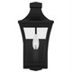 Quoizel Quentin One Light Outdoor Wall Lantern in Earth Black - QTN8406EK
