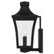 Quoizel Quentin One Light Outdoor Wall Lantern in Earth Black - QTN8406EK