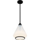 Quoizel Quoizel Pendant One Light Mini Pendant in Matte Black - QP6750MBK Quoizel Quoizel Pendant One Light Mini Pendant in Matte Black - QP6750MBK