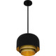 Quoizel Frankie Three Light Pendant in Matte Black - FRK1812MBK Quoizel Frankie Three Light Pendant in Matte Black - FRK1812MBK