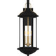 Quoizel Crestfield Three Light Outdoor Wall Lantern in Matte Black - CFD8410MBK
