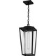 Quoizel Jett One Light Outdoor Hanging Lantern in Matte Black - JET1909MBK