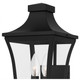 Quoizel Quentin Two Light Outdoor Wall Lantern in Earth Black - QTN8408EK