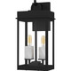 Quoizel Carmen Two Light Outdoor Wall Lantern in Matte Black - CAM8408MBK