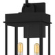 Quoizel Carmen Two Light Outdoor Wall Lantern in Matte Black - CAM8408MBK