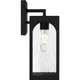 Quoizel Dallington One Light Outdoor Wall Lantern in Matte Black - DLG8405MBK
