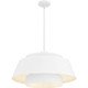 Quoizel Lumi Three Light Pendant in Matte White - LMI2824W Quoizel Lumi Three Light Pendant in Matte White - LMI2824W
