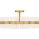 Quoizel Sweeney Six Light Semi-Flush Mount in Soft Gold - SWE1730SGD
