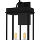 Quoizel Carmen Two Light Outdoor Wall Lantern in Matte Black - CAM8409MBK