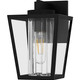 Quoizel Jett One Light Outdoor Wall Lantern in Matte Black - JET8307MBK