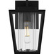 Quoizel Jett One Light Outdoor Wall Lantern in Matte Black - JET8307MBK
