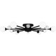 Quoizel Quoizel Semi-Flush Mount Six Light Semi-Flush Mount in Matte Black - QSF6781MBK