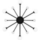 Quoizel Quoizel Semi-Flush Mount Six Light Semi-Flush Mount in Matte Black - QSF6781MBK