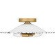 Quoizel Quoizel Flush Mount Two Light Flush Mount in Light Gold - QFL6789LGB Quoizel Quoizel Flush Mount Two Light Flush Mount in Light Gold - QFL6789LGB
