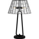 Quoizel Tiffany Two Light Table Lamp in Matte Black - TF6176MBK