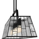 Quoizel Quoizel Linear Chandelier Five Light Linear Chandelier in Matte Black - QLC6176MBK