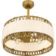 Quoizel Kate Four Light Fan Light in Brushed Gold - KAT3124BRG