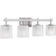 Quoizel Brenthouse Four Light Bath in Brushed Nickel - BTH8631BN