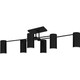 Quoizel Foreland Six Light Semi-Flush Mount in Matte Black - FLD1750MBK