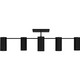 Quoizel Foreland Six Light Semi-Flush Mount in Matte Black - FLD1750MBK