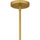 Quoizel Quoizel Piccolo Pendant One Light Mini Pendant in Brushed Gold - QPP6774BRG