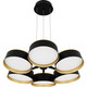 Quoizel Byrnes LED Chandelier in Matte Black - BYS5026MBK
