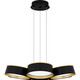 Quoizel Byrnes LED Chandelier in Matte Black - BYS5026MBK