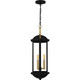 Quoizel Crestfield Three Light Outdoor Hanging Lantern in Matte Black - CFD1910MBK
