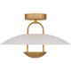 Quoizel Bingham LED Semi-Flush Mount in Brushed Gold - BIN1718BRG
