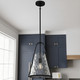 Quoizel Briley One Light Mini Pendant in Matte Black - BRIL1511MBK