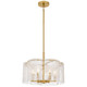 Quoizel - MAI2818BRG - Six Light Pendant - Maisie - Brushed Gold