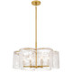 Quoizel - MAI2824BRG - Six Light Pendant - Maisie - Brushed Gold